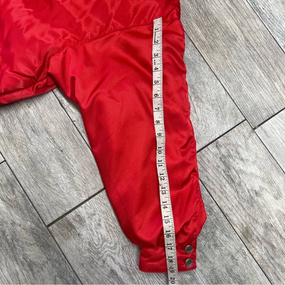 Vintage 1980s Bogner Women's Goose Down Ski Jacket Size 8 Red Made in USA. - Picture 13 of 13